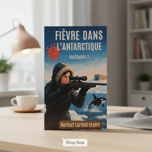 Couverture Inattendu 2 Fièvre dans l'Antarctique, thriller français de Norbert Lafond Kempf