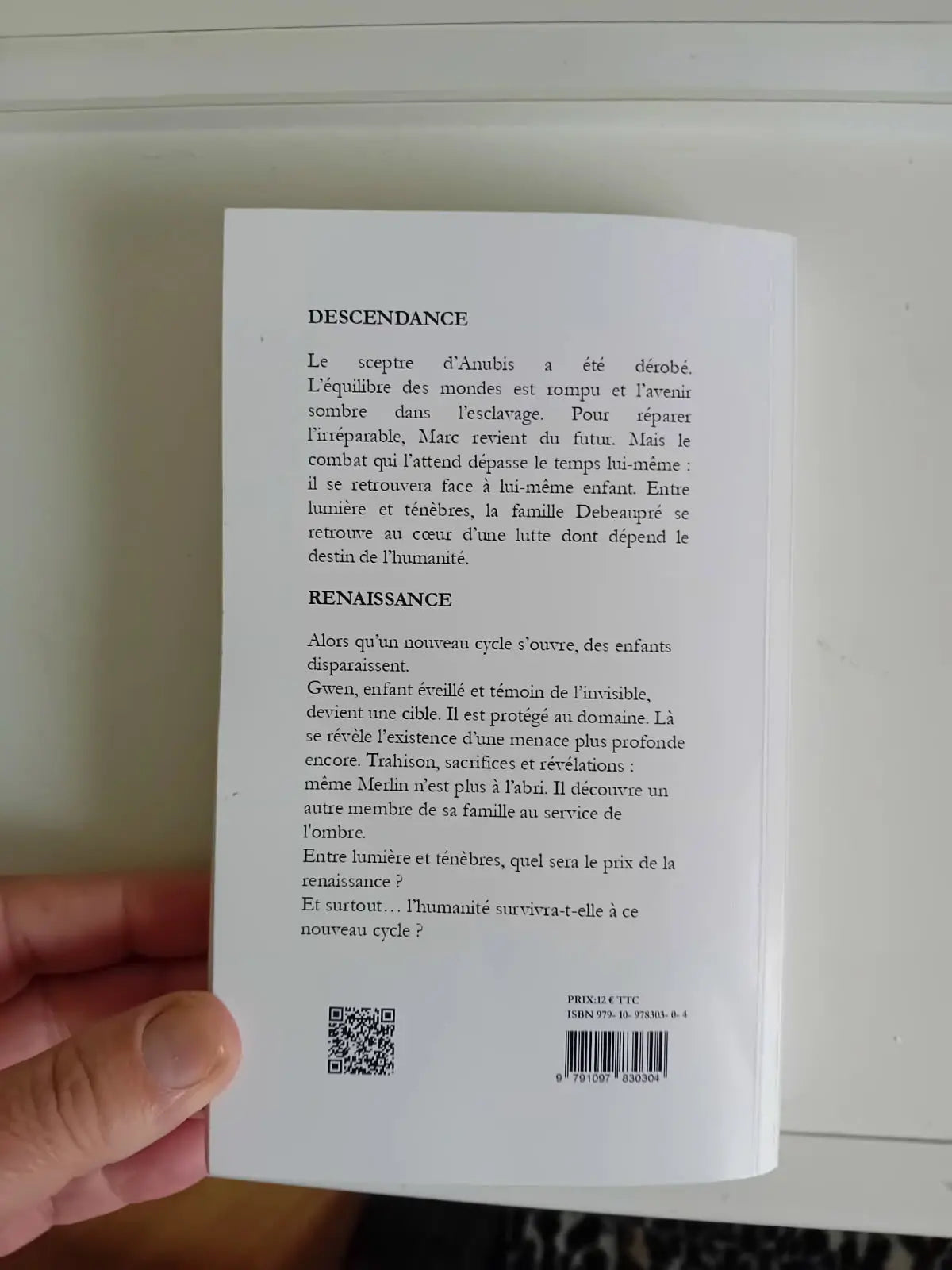 Descendance/Renaissance - roman fantastique - tome 4 de la Saga Debeaupré NOUVEAUTÉ Les écrits fantastiques de Norbert