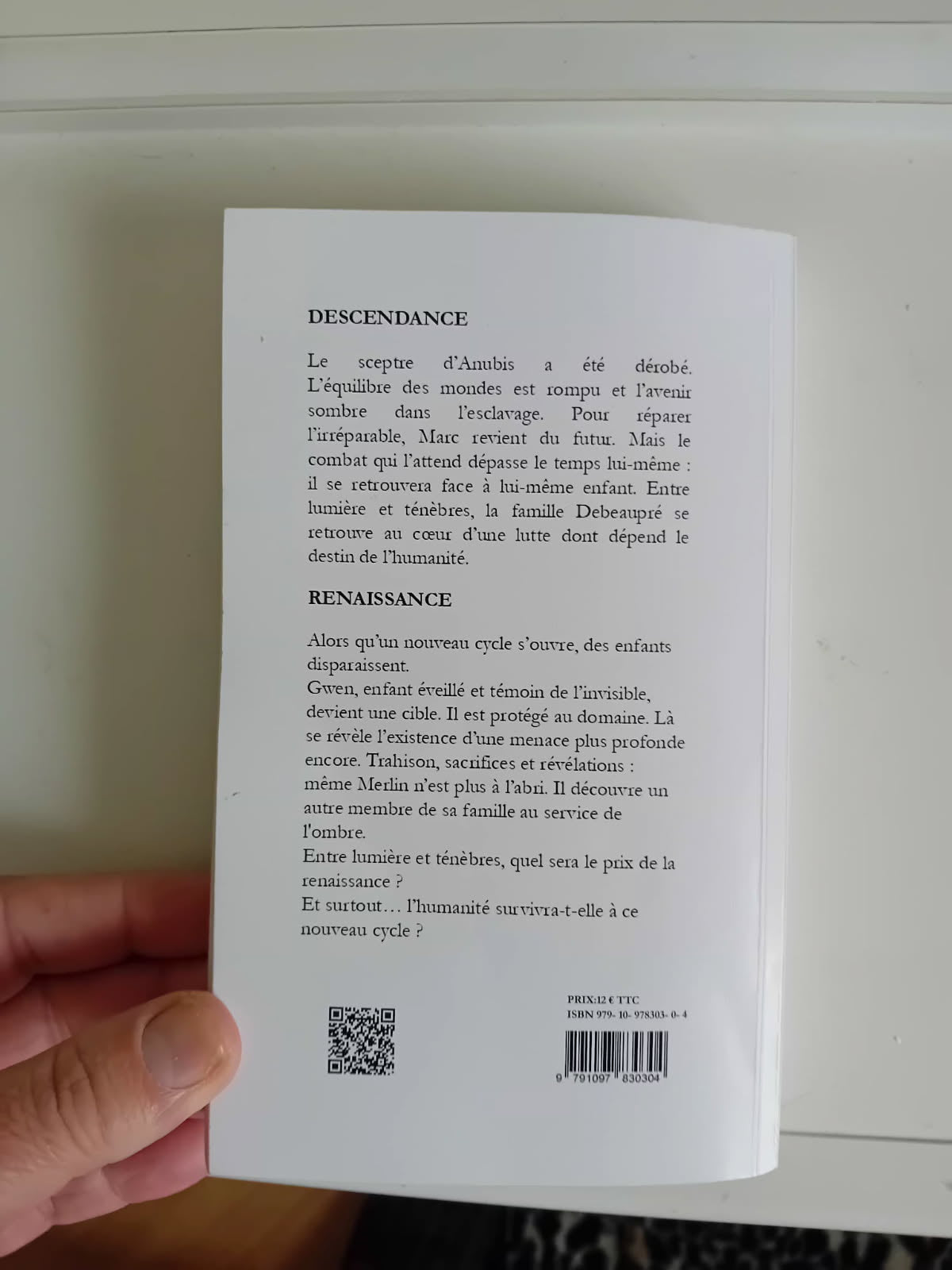 Descendance/Renaissance - roman fantastique - tome 4 de la Saga Debeaupré NOUVEAUTÉ