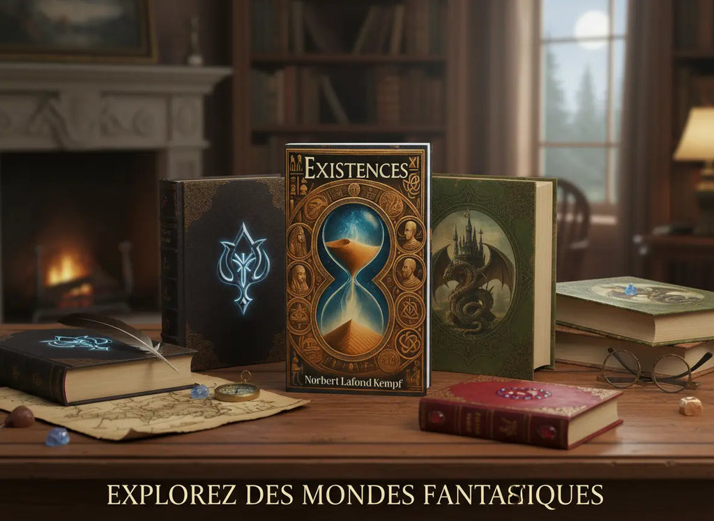 Couverture Existences tome 2 saga Debeaupré, roman fantasy français de Norbert Lafond Kempf