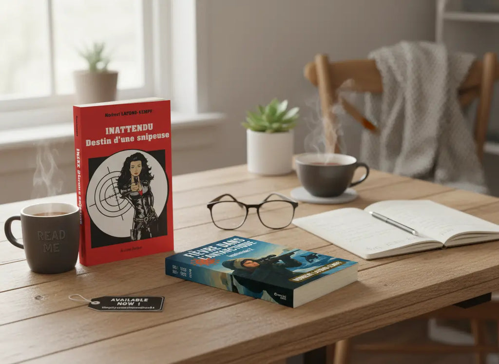 Couverture pack Saga Inattendu 2 tomes, thrillers français snipeuse de Norbert Lafond Kempf